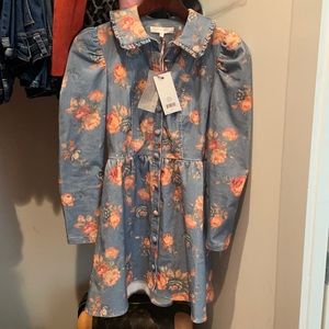 LoveShackFancy corduroy dress 00